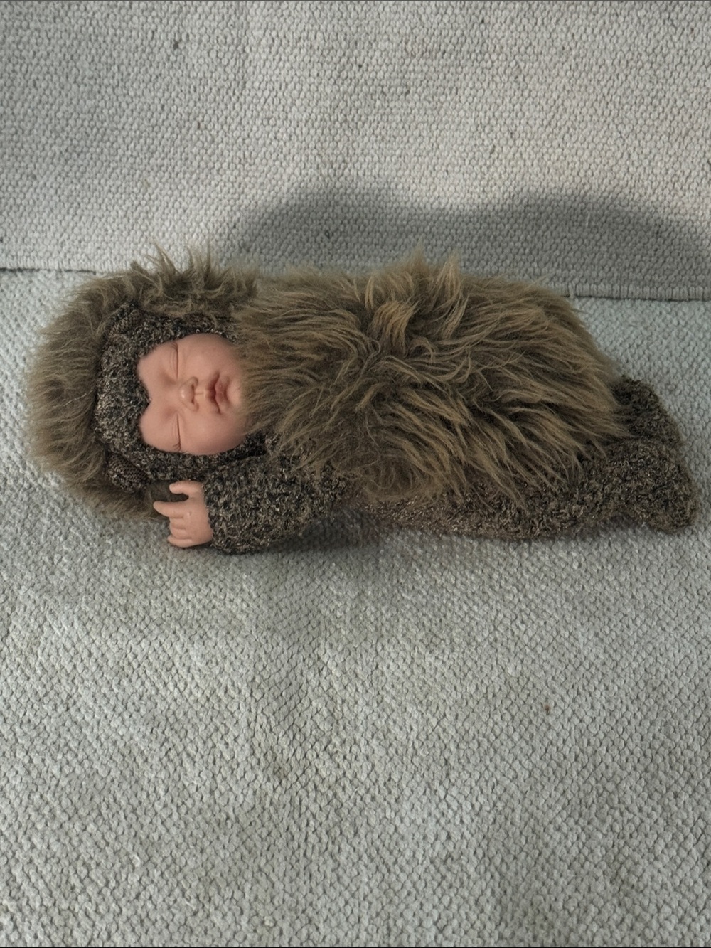 Anne Geddes Hedgehog vintage beanie baby decorative doll